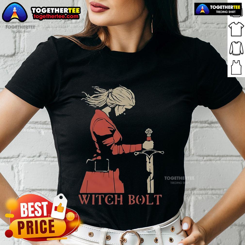 Official Witch Bolt Marigolds Fate Ladies Tee featuring vibrant marigold graphics on a stylish women's shirt.