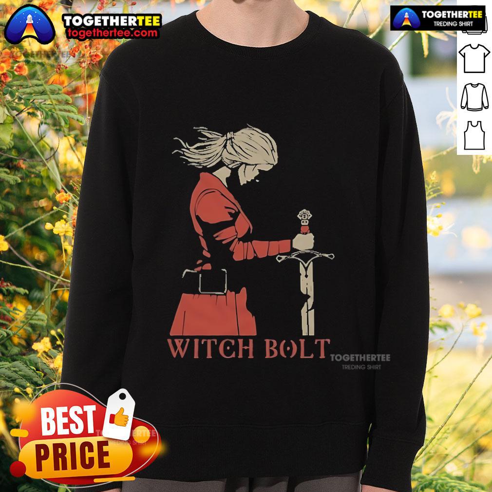 Official Witch Bolt Marigolds Fate Sweatshirt featuring vibrant graphics and a cozy design for witches and fans alike.