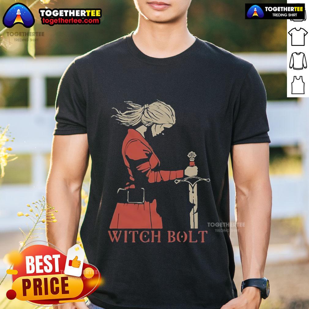 Official Witch Bolt Marigold's Fate T-Shirt featuring vibrant artwork and unique design for fans of fantasy apparel.