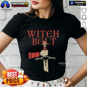 Official Witch Bolt The Valley Nodded Ladies Tee featuring a stylish design perfect for witchcraft enthusiasts.