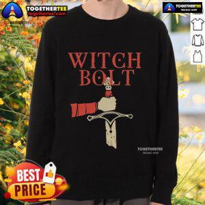 Official Witch Bolt The Valley Nodded Sweatshirt in black, featuring a unique design and comfortable fit for fans.