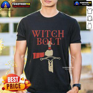 Alt Text: Official Witch Bolt The Valley Nodded T-Shirt featuring a unique graphic design for fans of the band.