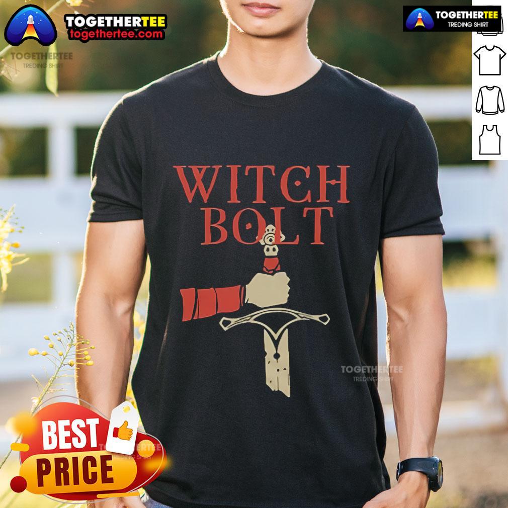 Alt Text: Official Witch Bolt The Valley Nodded T-Shirt featuring a unique graphic design for fans of the band.