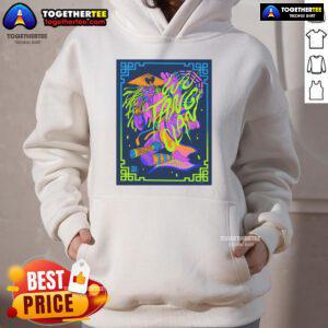 Official Wu-Tang Denver CO 4th July 2025 tour poster hoodie featuring iconic logo and vibrant design.