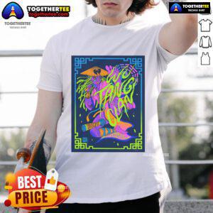 Official Wu-Tang Denver CO 4th July 2025 Tour Poster T-Shirt featuring iconic logo and vibrant design for fans.