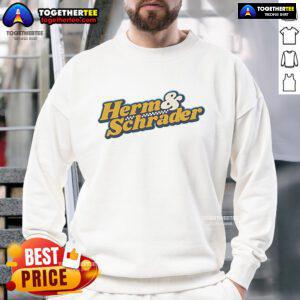 Original Herm Schrader Sweatshirt in stylish design, perfect for casual wear and fans of unique apparel.