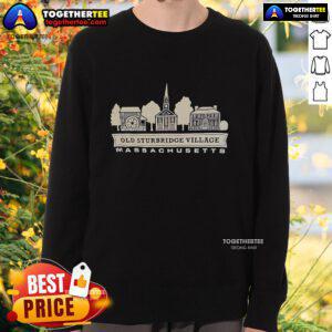 Original Old Sturbridge Village Massachusetts sweatshirt featuring historic designs and vibrant colors, perfect for fans.