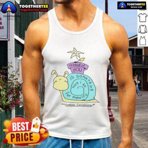 Original Thinking of You Is Something Nice I Do for Myself tank top featuring a stylish design in a vibrant color.