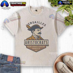 Original Versailles Aristocrats washed t-shirt featuring a vintage design and soft fabric, perfect for casual wear.