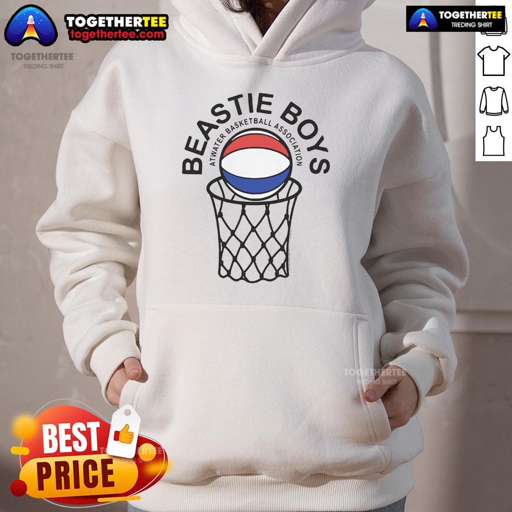 Premium Beastie Boys Atwater Basketball Association hoodie in stylish design, perfect for fans and athletes alike.