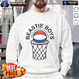Premium Beastie Boys Atwater Basketball Association Sweatshirt featuring vibrant graphics and comfortable fit for fans.