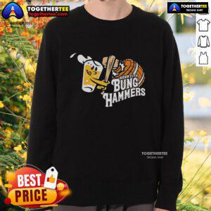 Alt Text: Premium Beer City Bung Hammers Sweatshirt - stylish and cozy apparel for craft beer enthusiasts.