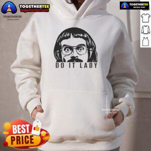 Premium Do-It-Lady Jay Renshaw Hoodie in stylish design, perfect for casual wear and showcasing empowerment.