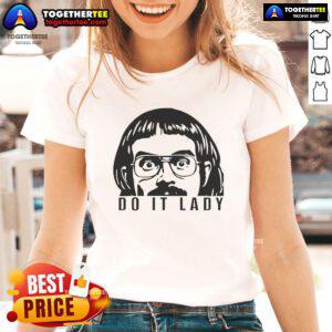 Premium Do It Lady Jay Renshaw Ladies Tee in vibrant colors, showcasing stylish design for women's casual wear.