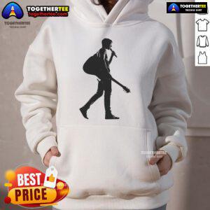 Alt Text: Premium James Blunt Silhouette Hoodie featuring a stylish design and comfortable fit for music fans.