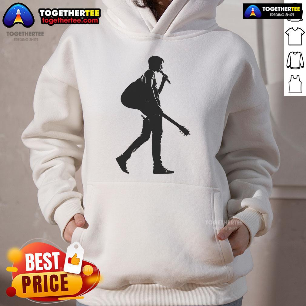 Alt Text: Premium James Blunt Silhouette Hoodie featuring a stylish design and comfortable fit for music fans.