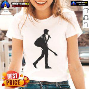 Premium James Blunt Silhouette Ladies Tee featuring a stylish silhouette design, perfect for fans and casual wear.