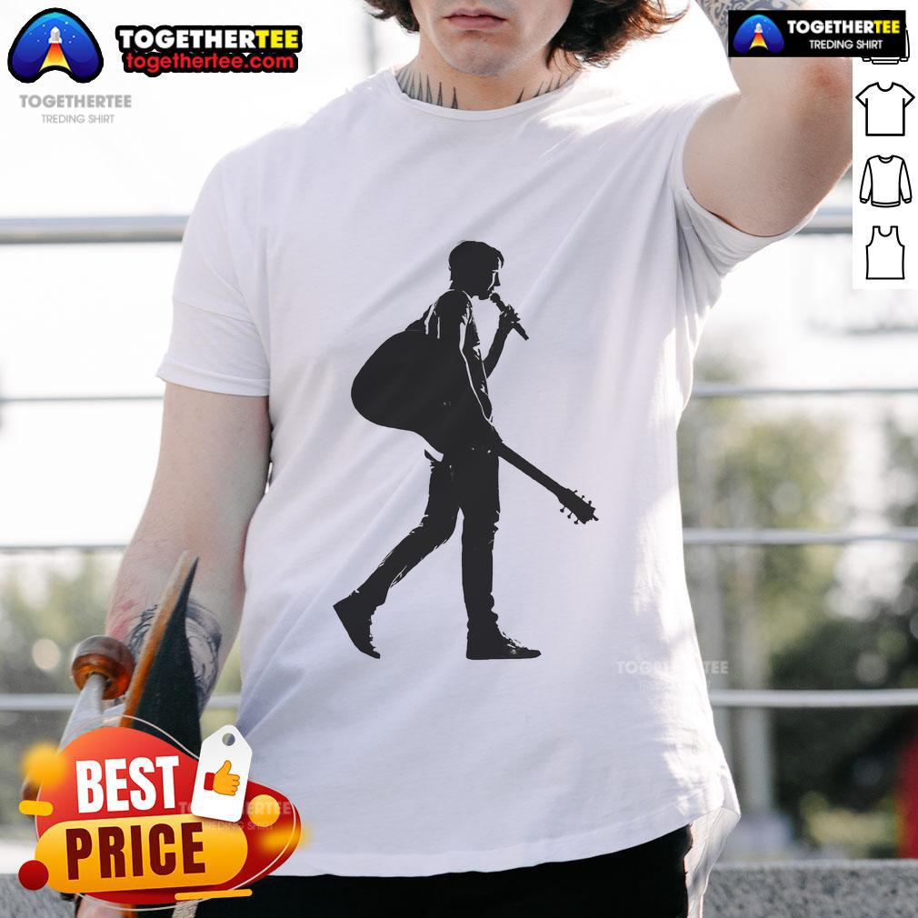Premium James Blunt silhouette t-shirt featuring a stylish design perfect for fans and casual wear.