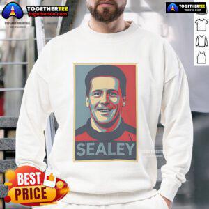 Premium Les Sealey Hope Sweatshirt in soft fabric, featuring a stylish design and perfect for casual wear.