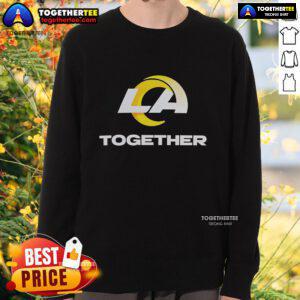 Premium Los Angeles Rams Together Sweatshirt featuring team logo and stylish design for fans and casual wear.