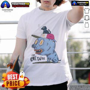 Premium The Evil Twins T-Shirt featuring a unique graphic design, perfect for fans of quirky, bold fashion.