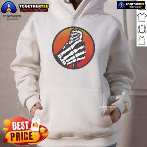 Pretty Dale Jr. Download Skeleton Mic Hoodie featuring a stylish design perfect for racing fans and casual wear.