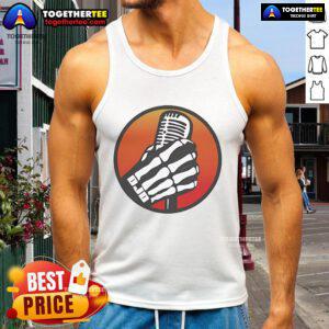 Pretty Dale Jr. Download skeleton mic tank top featuring a stylish design perfect for racing fans and casual wear.