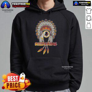 Top Washington Commanders Redskins X Native American hoodie featuring vibrant colors and unique design for fans.