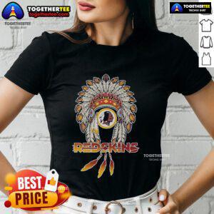 Top Washington Commanders Redskins X Native American ladies tee featuring a stylish design in team colors.