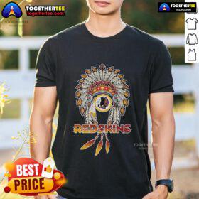 Top Washington Commanders Redskins X Native American T-Shirt featuring vibrant graphics and a comfortable fit for fans.