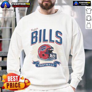 Good Buffalo Bills Prime Franklin Red Helmet Sweatshirt for fans, showcasing team spirit and style.