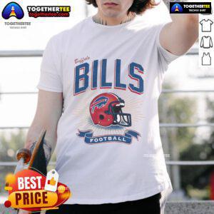 Good Buffalo Bills Prime Franklin Red Helmet T-Shirt featuring vibrant team colors and a bold helmet graphic.