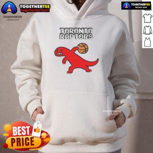 Good Toronto Raptors Dino Paint Luxe Hoodie featuring vibrant colors and team logo, perfect for fans and casual wear.
