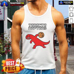 Stylish Good Toronto Raptors Dino Paint Luxe Tank Top featuring vibrant colors and a trendy design for fans.