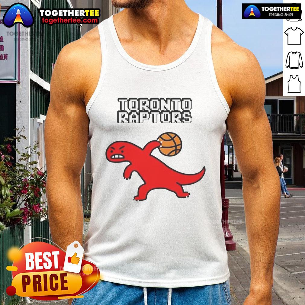 Stylish Good Toronto Raptors Dino Paint Luxe Tank Top featuring vibrant colors and a trendy design for fans.