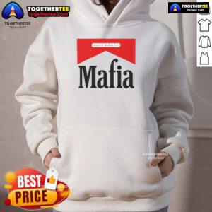 Alt Text: Happy Buffalo Mafia Marlboro Logo Hoodie featuring a vibrant design and cozy fit, perfect for casual wear.
