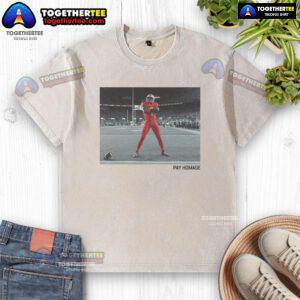 Alt Text: Hot Jeremiah Smith Pay Homage washed t-shirt featuring a stylish design, perfect for casual wear.