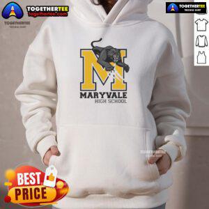 Nice Maryvale High School logo hoodie featuring vibrant colors and a stylish design, perfect for school spirit and comfort.