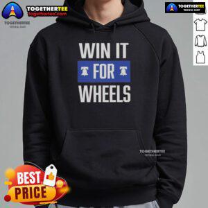 Nice Philadelphia Phillies Win It For Wheels Hoodie featuring bold team logo and vibrant colors, perfect for fans.
