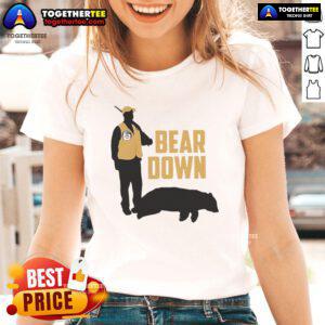 Official Bear Down Bear Hunting Ladies Tee - stylish women's shirt featuring a bear graphic for outdoor enthusiasts.