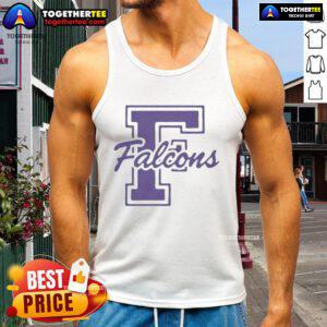 Official Crown Trio Four Points Falcons Tank Top featuring a stylish design for fans of the Falcons team apparel.