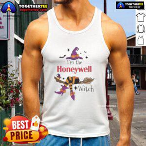 Official 'Im the Honeywell Witch' Halloween tank top featuring a whimsical design perfect for festive celebrations.