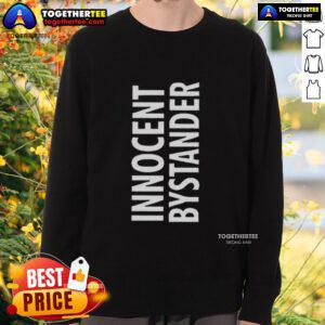 Official Innocent Bystander Sweatshirt in cozy fabric, featuring stylish design, perfect for casual wear and lounging.