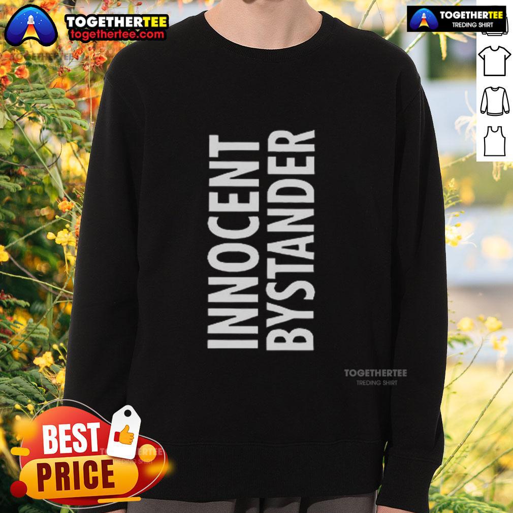 Official Innocent Bystander Sweatshirt in cozy fabric, featuring stylish design, perfect for casual wear and lounging.