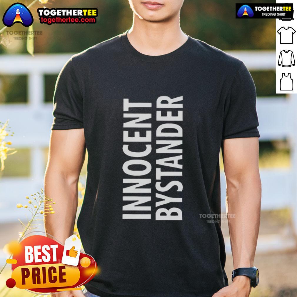 Official Innocent Bystander T-Shirt featuring a stylish design, perfect for fans of the brand and casual wear enthusiasts.
