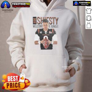 Alt Text: Official Joe Shiesty Welcome to the Jungle signature hoodie featuring bold graphics and a comfortable fit.