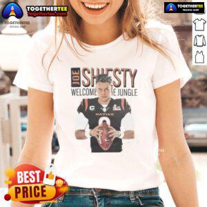 Official Joe Shiesty Welcome to the Jungle signature ladies tee featuring a stylish design for fans.
