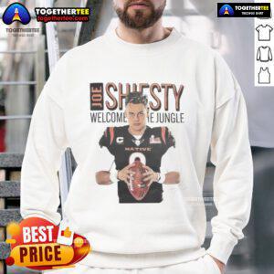 Alt Text: Official Joe Shiesty Welcome to the Jungle Signature Sweatshirt featuring bold graphics and a stylish design.