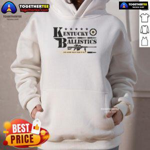 Official Kentucky Ballistics hoodie featuring bold graphics, perfect for fans who know what time it is.