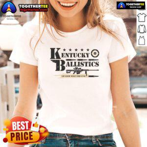 Official Kentucky Ballistics You Know What Time It Is Ladies Tee featuring a stylish design for fans and enthusiasts.